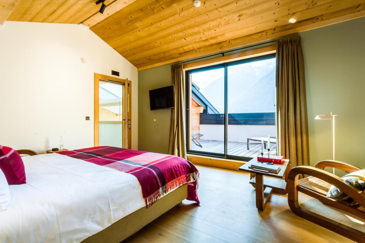 Le Chalet Mont Blanc Les Houches Bagian luar foto