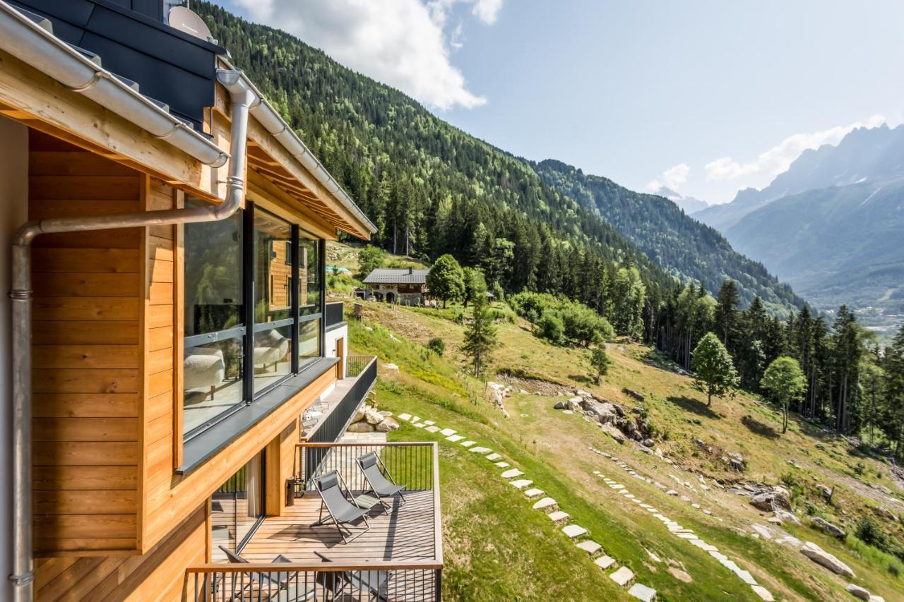 Le Chalet Mont Blanc Les Houches Bagian luar foto
