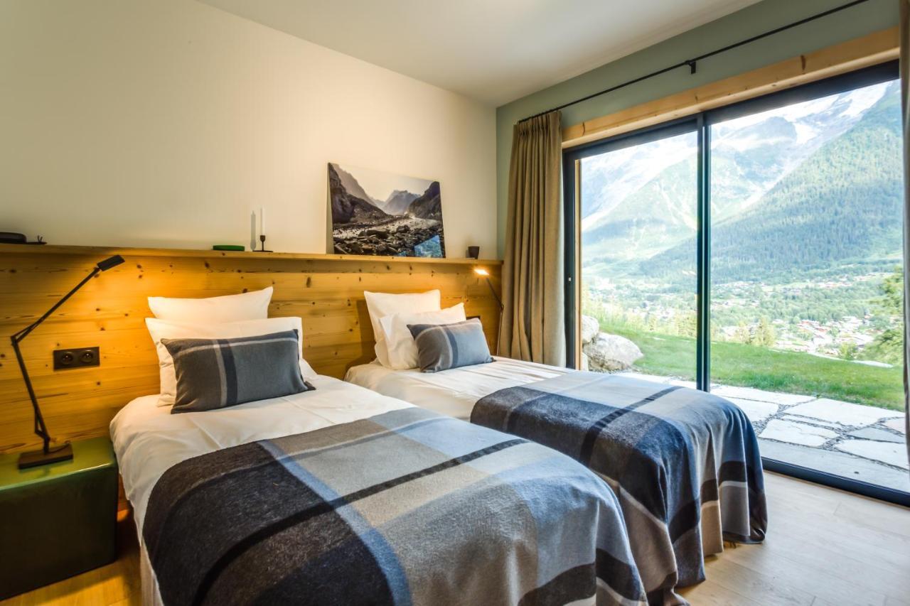 Le Chalet Mont Blanc Les Houches Bagian luar foto