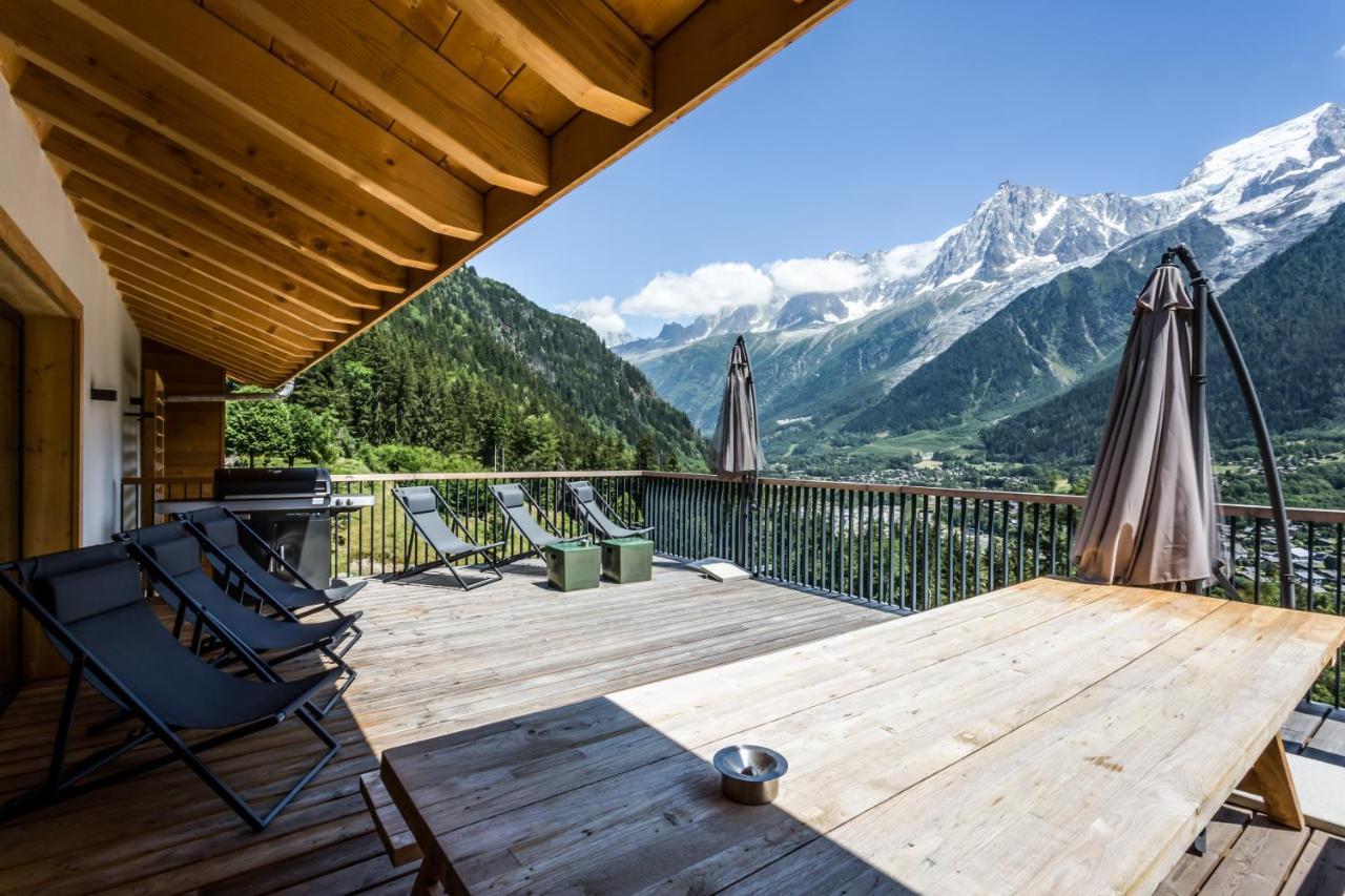 Le Chalet Mont Blanc Les Houches Bagian luar foto
