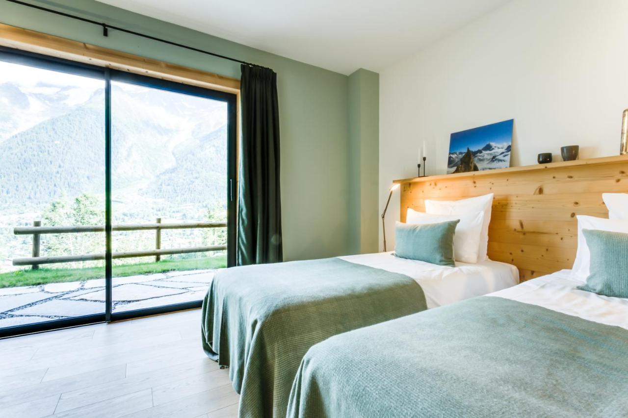Le Chalet Mont Blanc Les Houches Bagian luar foto
