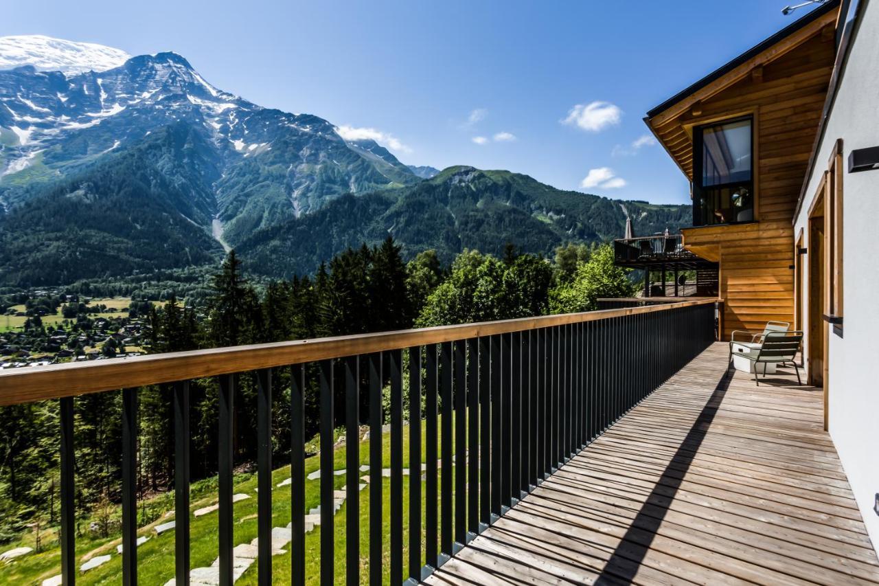 Le Chalet Mont Blanc Les Houches Bagian luar foto