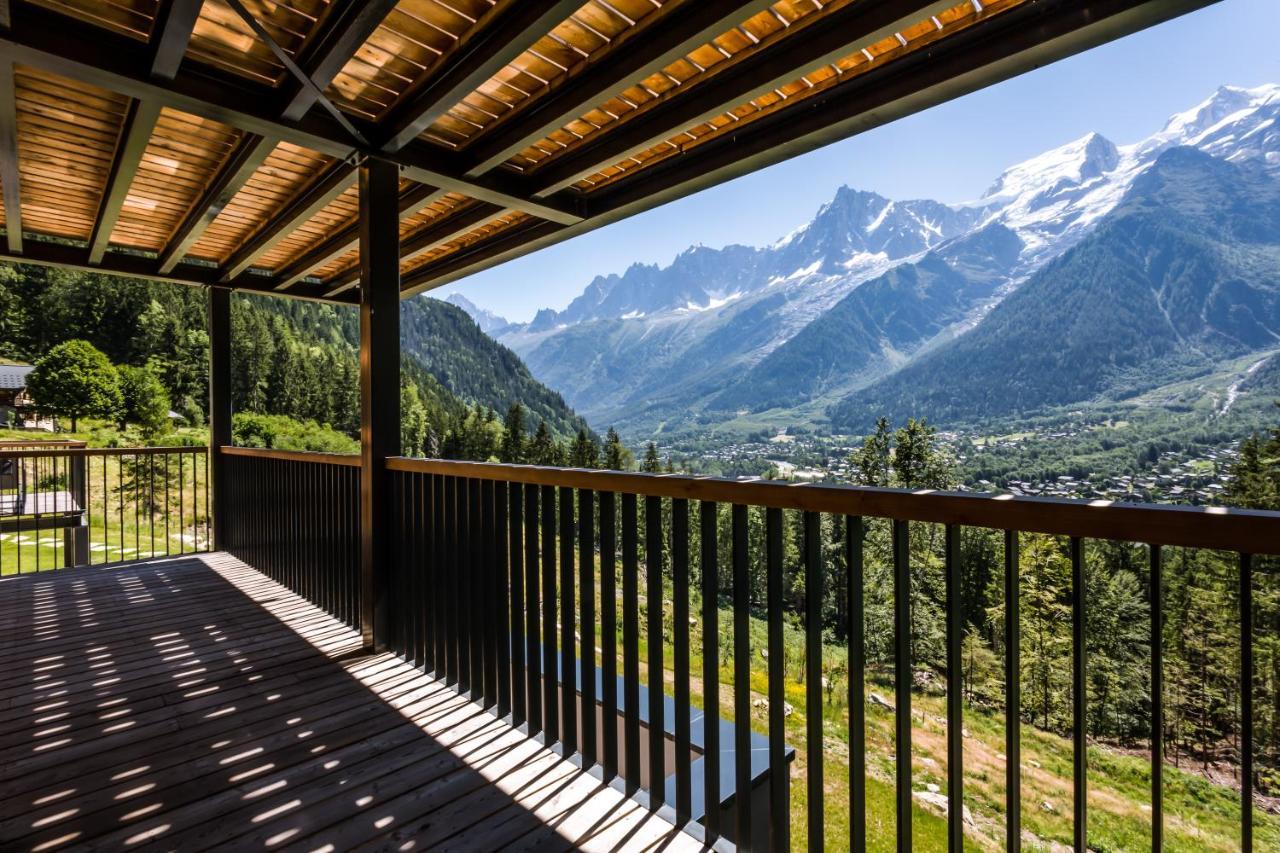 Le Chalet Mont Blanc Les Houches Bagian luar foto