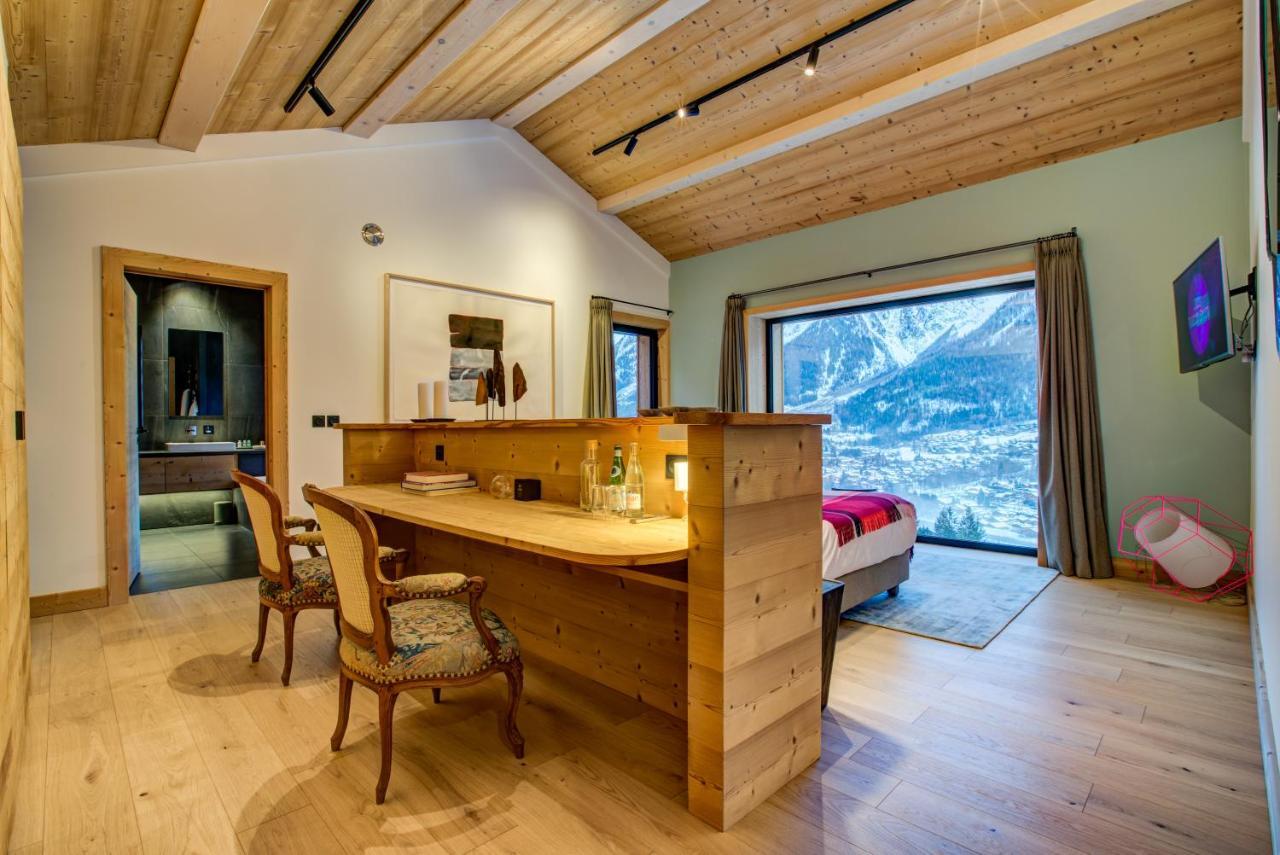 Le Chalet Mont Blanc Les Houches Bagian luar foto